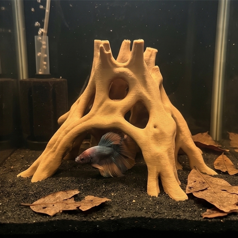 Aquarium Planted Soil - Natural Root Cave Fish Hideouts Driftwood