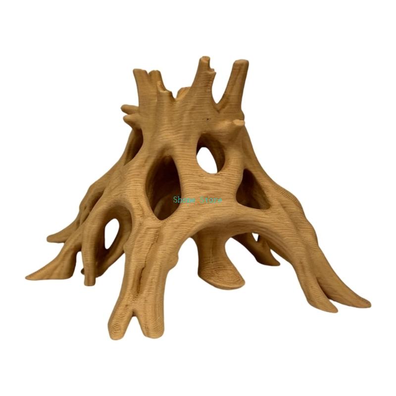 Natural Root Cave Fish Hideout - Aquarium Planted Soil ulasan dan harga