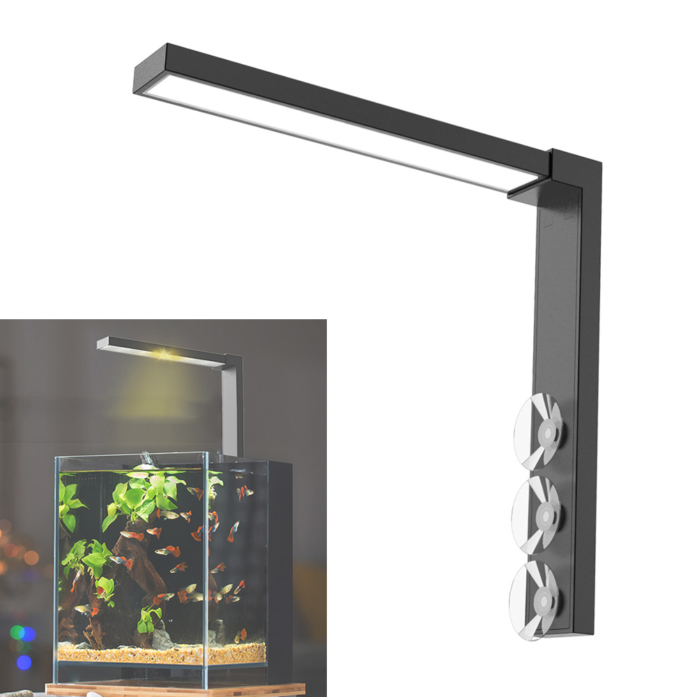 ABS Small Fish Bowl LED Light  - Aquarium Plant Grow Light ulasan dan harga