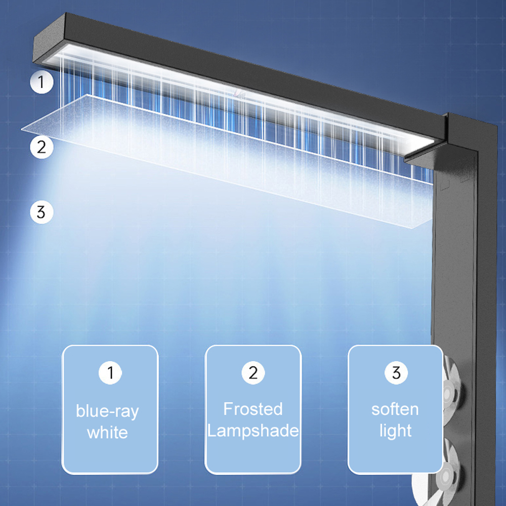 ABS Small Fish Bowl LED Light  - Aquarium Plant Grow Light ulasan dan harga