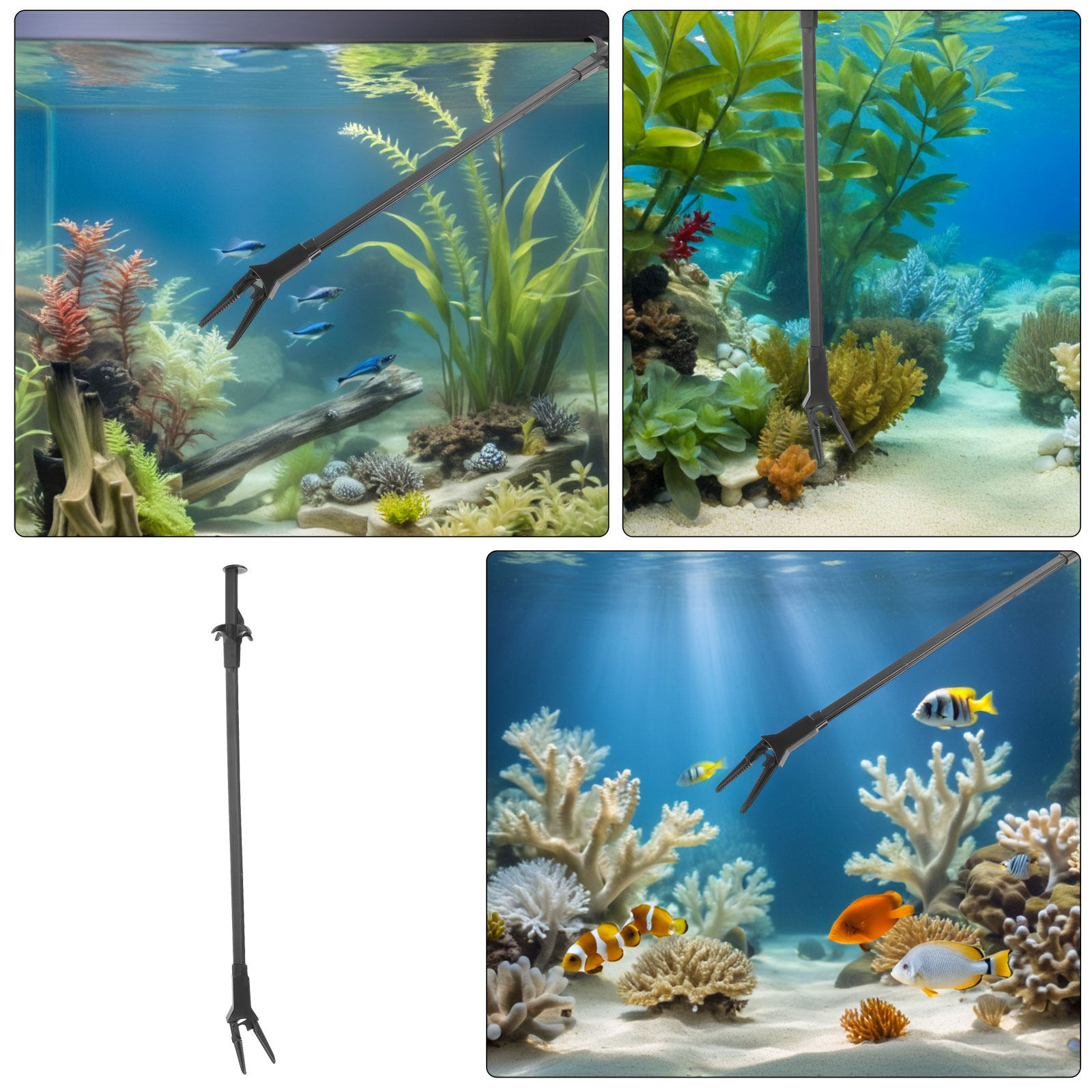 Aquarium Tweezers 3 Piece Set  - Planted Aquarium Tips ulasan dan harga