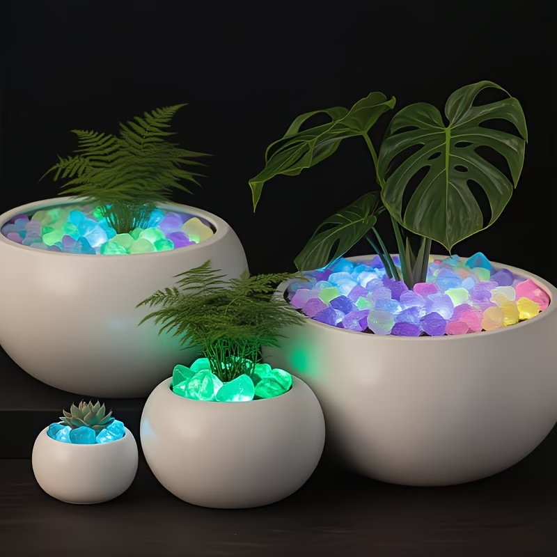 300PCS Luminous Pebble Set,0.9 - Aquarium Planting ulasan dan harga