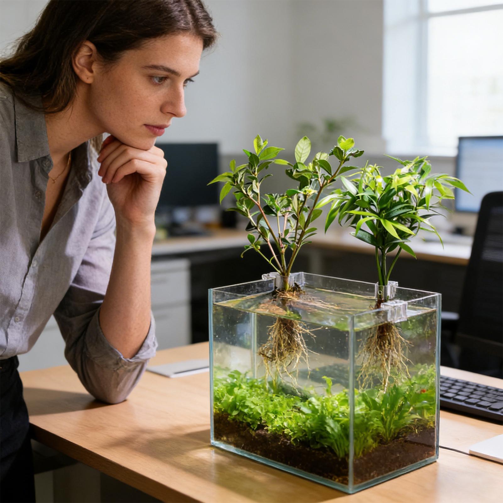 Fish Tank Plant Holder 6 Piece - Aquarium Planted Soil ulasan dan harga