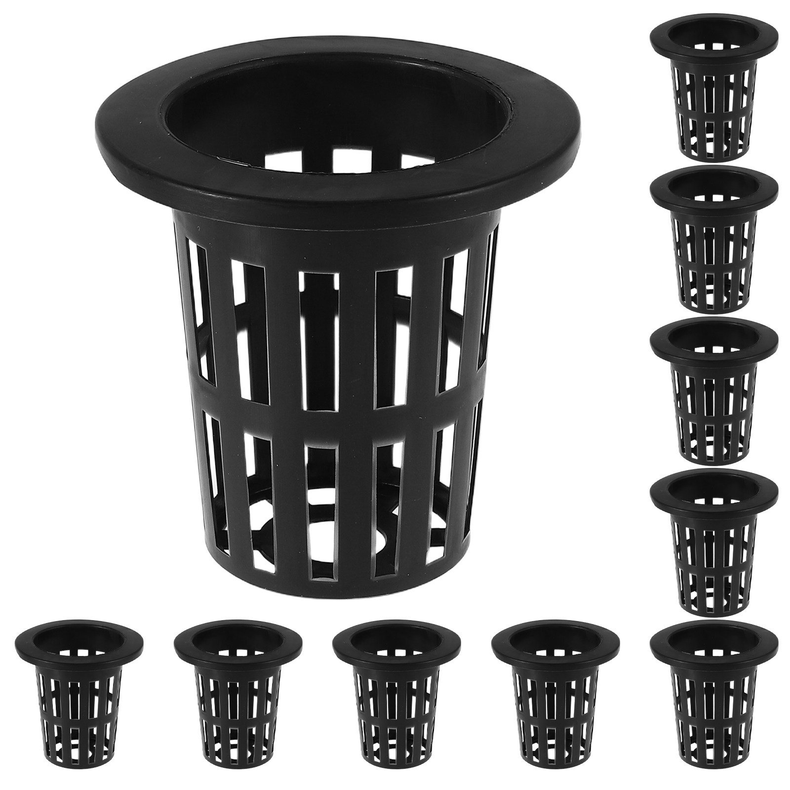 12Pcs Plastic Hydroponic Baske - Aquarium Planted Soil ulasan dan harga