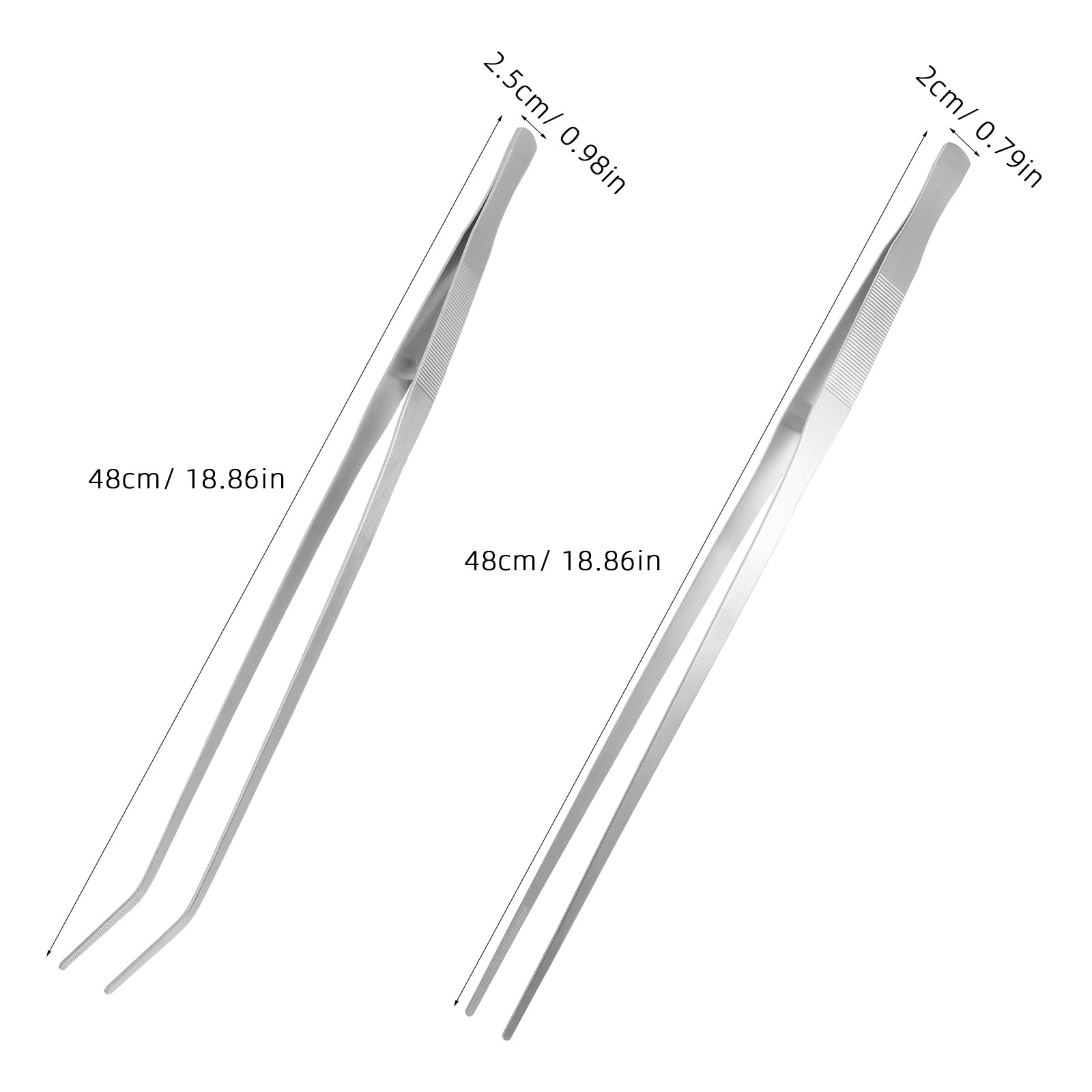 2Pcs Long Tweezers Stainless S - Planted Aquarium Tips ulasan dan harga