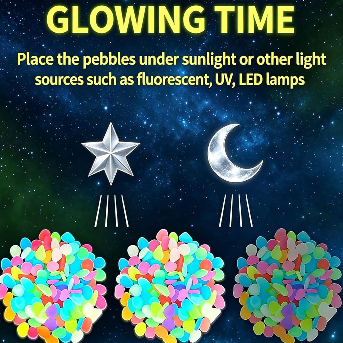 Colorful Glow In The Dark Lumi - Aquarium Planting ulasan dan harga