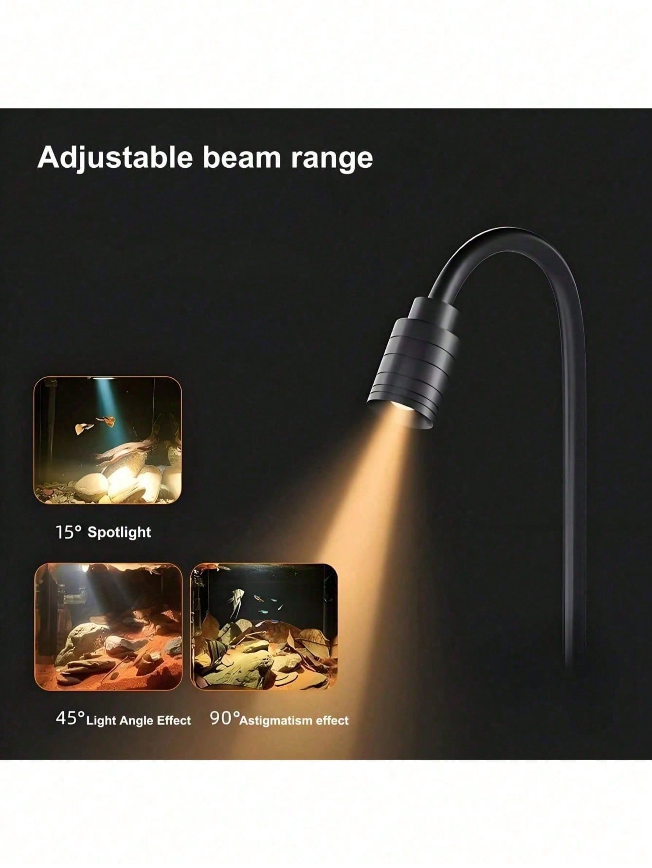 USB aquarium lights, Zoom Sout - Aquarium Plant Grow Light ulasan dan harga