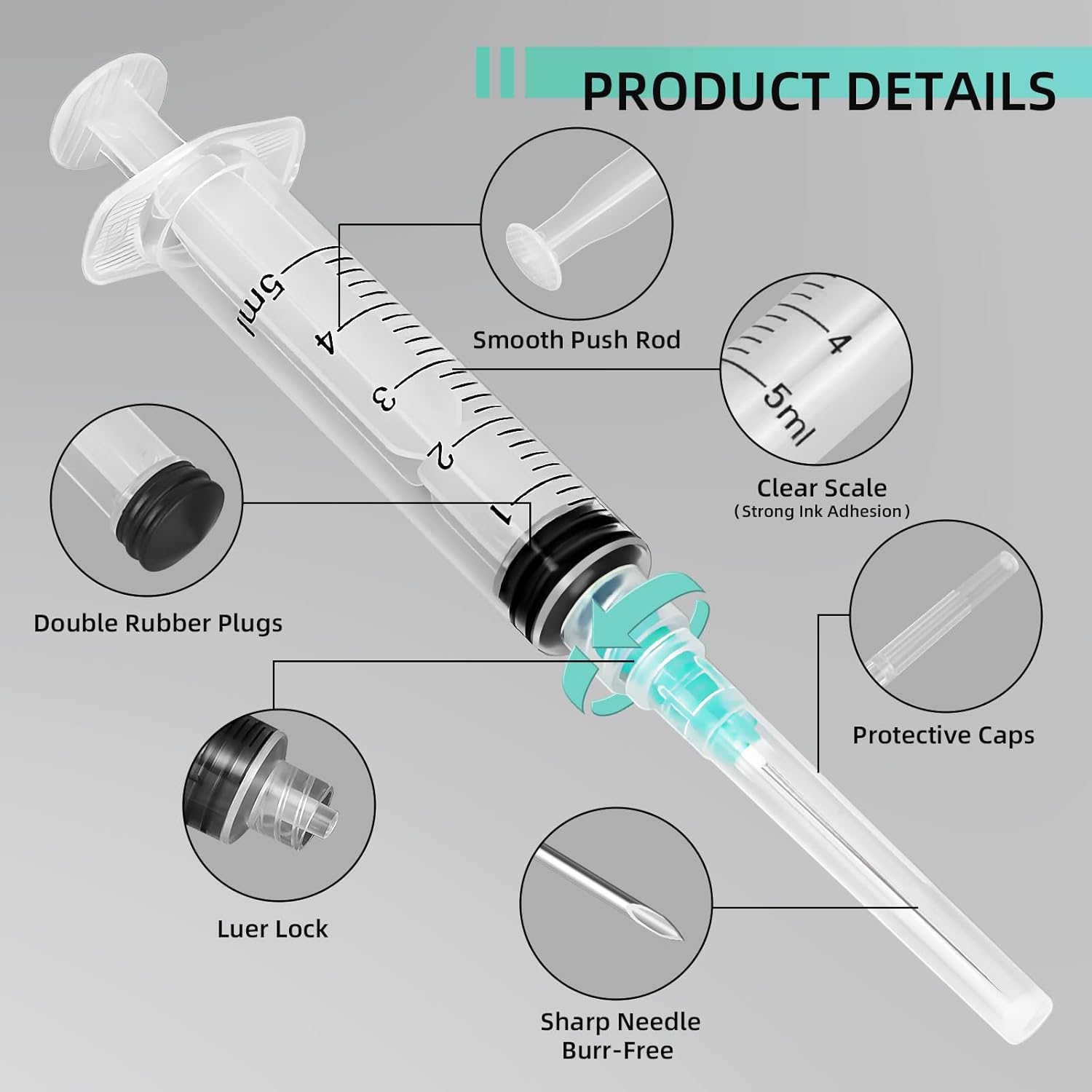 5ml Luer Lock Syringe, Suitabl - Aquarium Planting ulasan dan harga