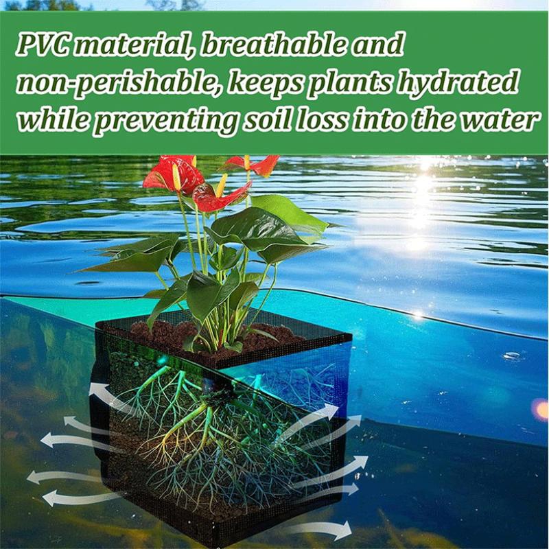 4 Pcs Black Mesh Pond Planting - Aquarium Planting ulasan dan harga