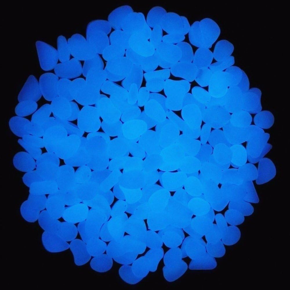 Fish Tank Rocks Glow Blue Pebb - Aquarium Planting ulasan dan harga