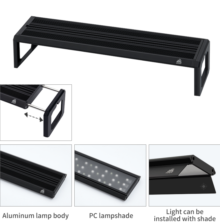 Week Aqua M Series RGB UV LED  - Aquarium Plant Grow Light ulasan dan harga