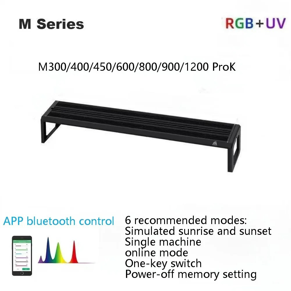 Week Aqua M Series RGB+UV Wate - Aquarium Plant Growing ulasan dan harga