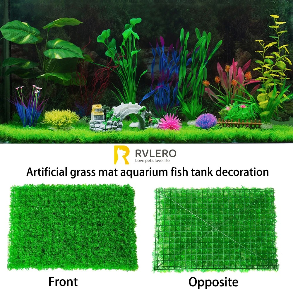 Artificial Grass Lawn Aquarium - Aquarium Plant Live ulasan dan harga