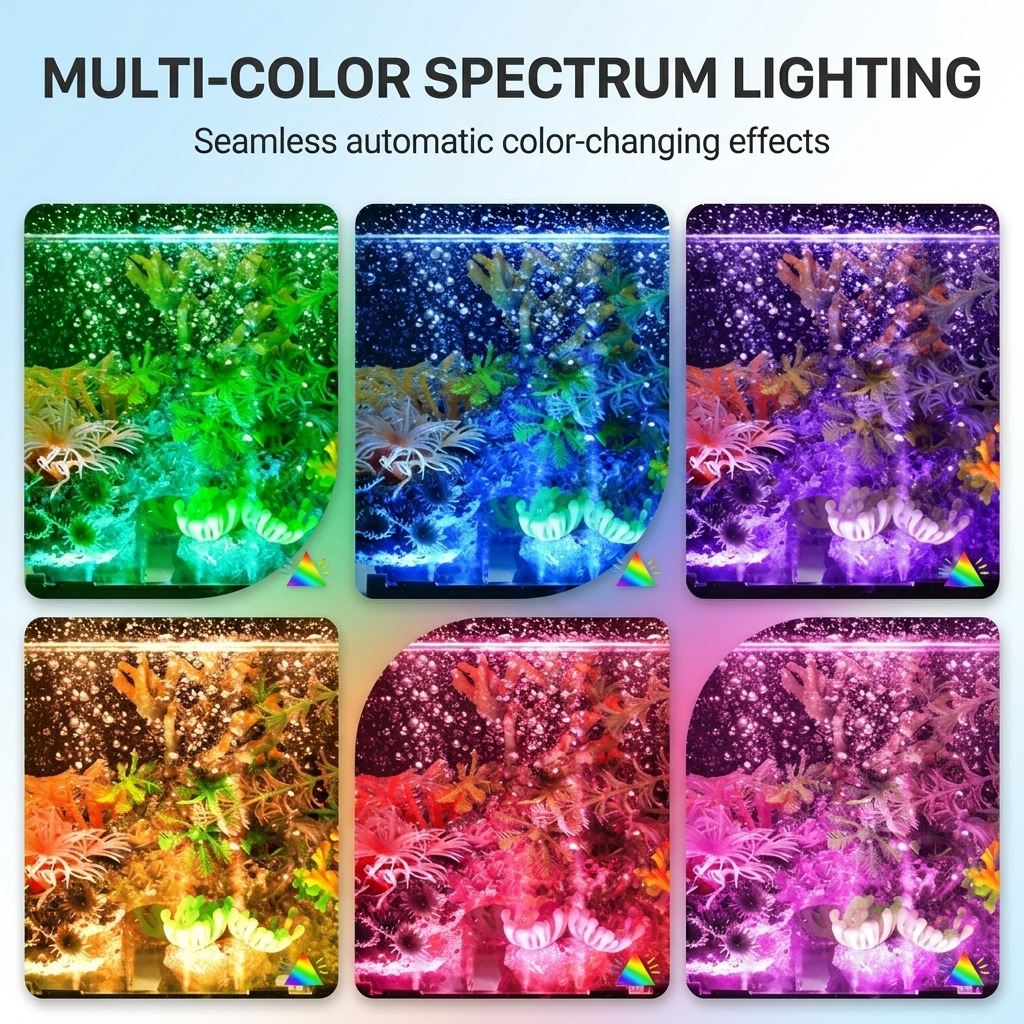 USB LED Aquarium Air Bubble Li - Aquarium Plant Grow Light ulasan dan harga