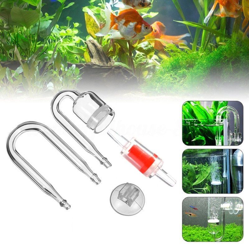 4pcs Set DIY CO2 Diffuser For  - Aquarium Plant Growing ulasan dan harga