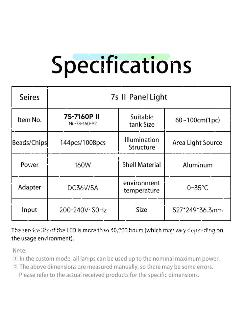 Aquarium LED Light 160W RGB Fu - Aquarium Planting ulasan dan harga